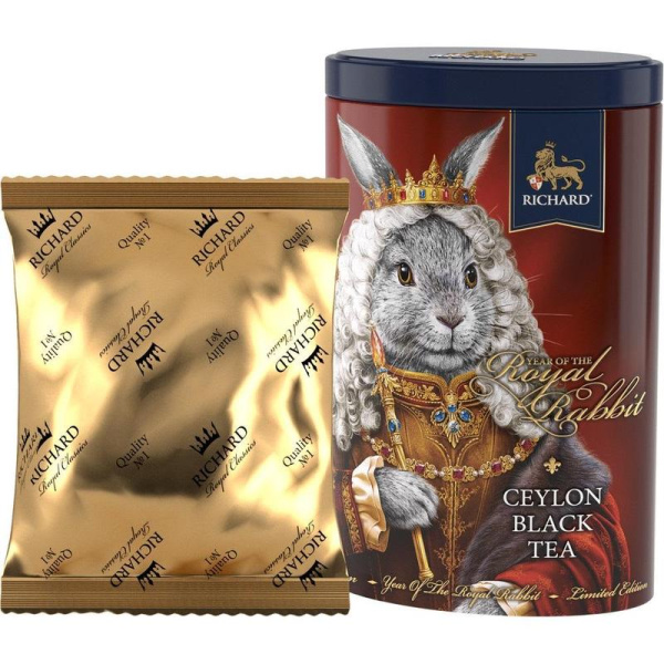 Чай Richard Year of the Royal Rabbit King черный 80 г