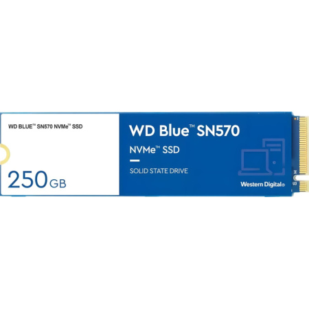 SSD накопитель Western Digital Blue SN570 250 ГБ (WDS250G3B0C)
