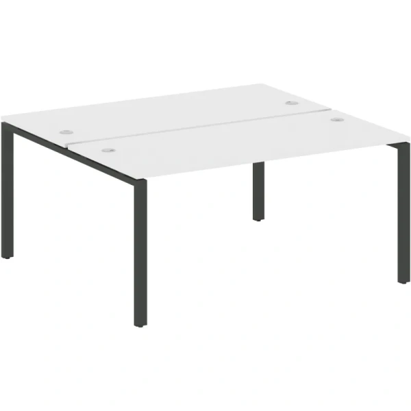 Рабочая станция Metal System Style БП.РАС-СП-2.4 (белая/антрацит, 1600x1475x750 мм)