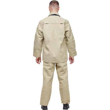 Костюм сварщика брезентовый летний хаки (размер 60-62, рост 182-188)