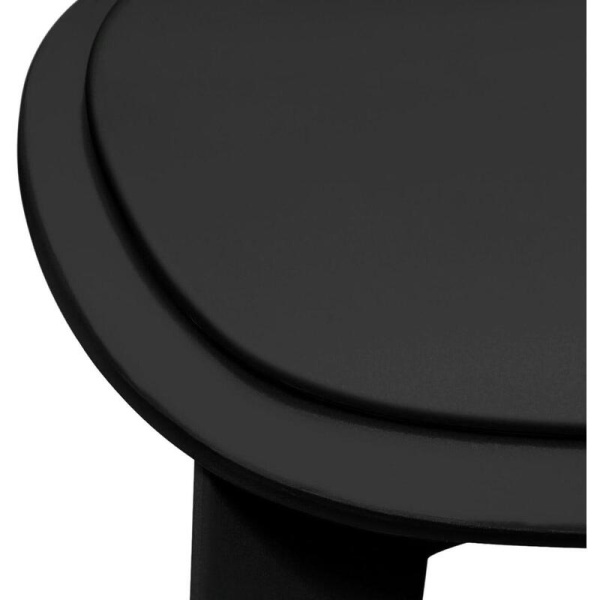 Стул для столовых SHT-S111-P черный (пластик)