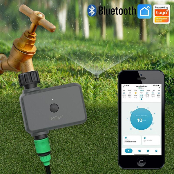 Кран MOES Bluetooth серый (BWV-YC)