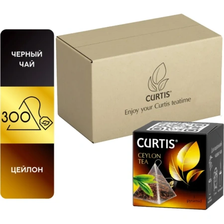 Чай чёрный Curtis Ceylon Tea 300 пирамидок