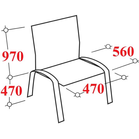 Стул офисный Seven/Стандарт+ черный (ткань, металл)