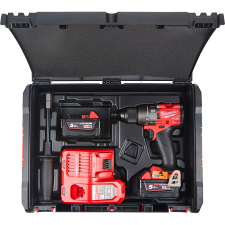 Дрель-шуруповерт аккумуляторная Milwaukee M18 Fuel FDD3-502X  (4933479863) Дрель-шуруповерт аккумуляторная Milwaukee M18 Fuel FDD3-502X  (4933479863)