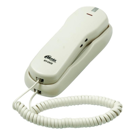 Телефон проводной Ritmix RT-003 белый