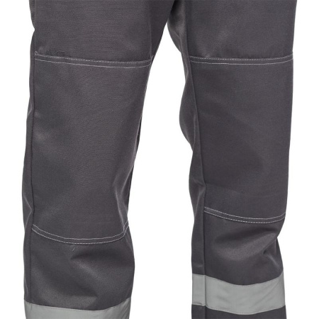 Костюм рабочий летний мужской л22-КПК с СОП темно-серый/светло-серый (размер 48-50, рост 170-176)