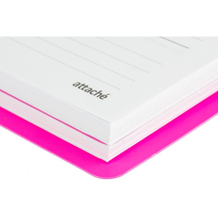 Ежедневник недатированный Attache Digital пластик A5 136 листов розовый (175x220 мм)