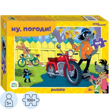 Пазл (мозаика) puzzle 104 Ну, погоди! (С/м), 82035 Пазл (мозаика) puzzle 104 Ну, погоди! (С/м), 82035