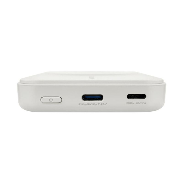 Внешний аккумулятор (power bank) Solove W12 (5000 мАч, белый, W12 White  RUS)