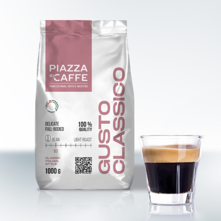 Кофе в зернах Piazza Del Caffe Gusto Сlassico 1 кг