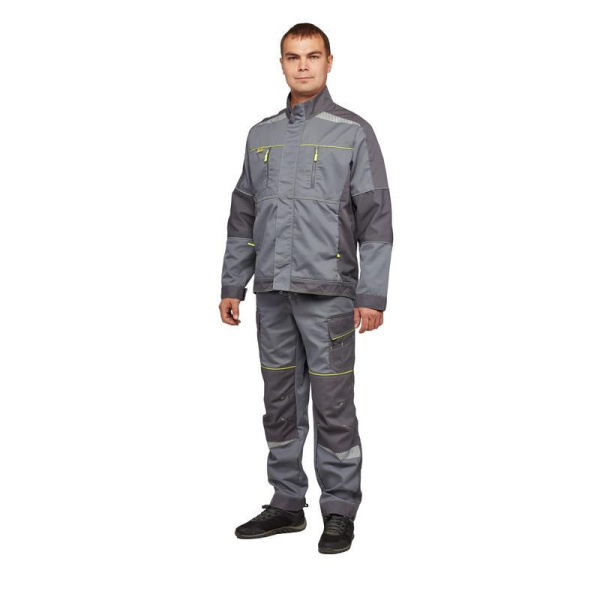 Куртка рабочая летняя мужская Nайтстар Проксима серая (размер 44-46, рост 170-176)