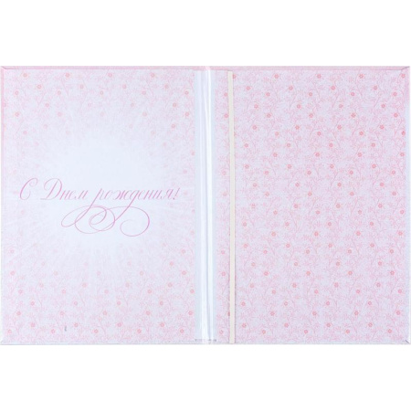 Папка адресная С днем рождения