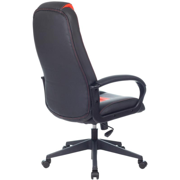 Кресло игровое Zombie Viking-8 красное/черное (искусственная кожа,  пластик)