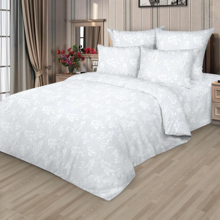 Пододеяльник Евро 200х215 см поликоттон 112 г/кв.м белый (10 штук в  упаковке)