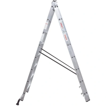 Лестница Новая Высота NV 1230 алюминиевая трёхсекционная 3х8 ступеней  (1230308)