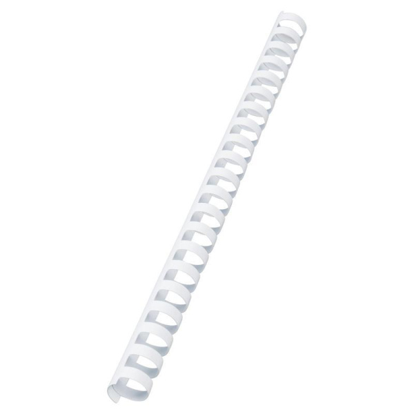Пружины для переплета пластиковые GBC 19 мм белые (100 штук в упаковке)