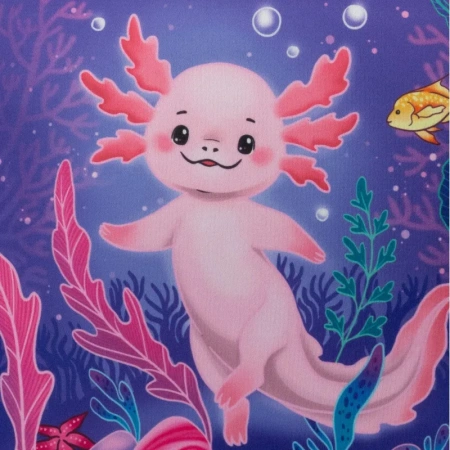 Ранец Комус Класс Аксолотль фиолетовый с двумя отделениями (с  наполнителем)