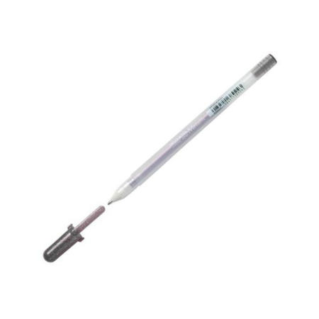 Ручка гелевая Sakura Metallic серебряная Ручка гелевая Sakura Metallic серебряная