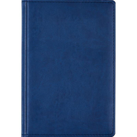 Ежедневник недатированный Attache Сиам искусственная кожа А5 176 листов синий (143x210 мм)