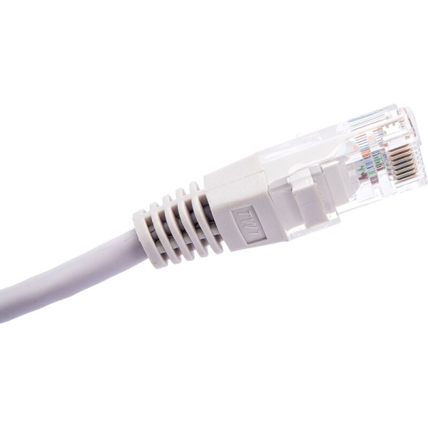 Патч-корд витая пара TWT TWT-45-45-0.15-GY cat 5e 0.15 м