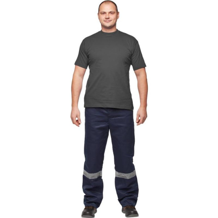 Футболка темно-серая короткий рукав 100% хлопок XXL (56-58)