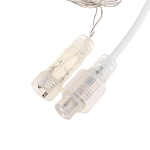 Гирлянда светодиодная Бахрома белый свет 2х1.5 м