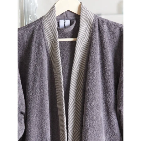 Халат махровый Комус Delray 54 (XXL) антрацит