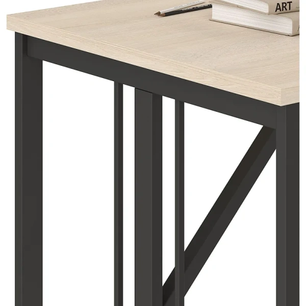 Стол приставной Комус Мебель К-Loft Director 241B002 (дуб скандинавский,  700х600х752  мм)