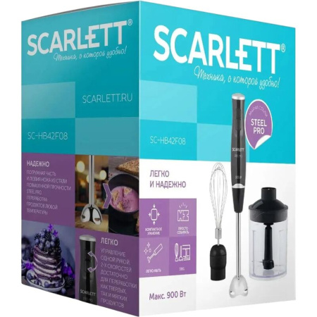 Блендер погружной Scarlett SC-HB42F08 Блендер погружной Scarlett SC-HB42F08