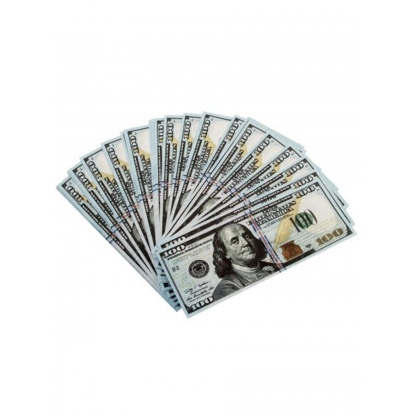Деньги сувенирные Эврика Забавная Пачка 100 долларов (1 штука)