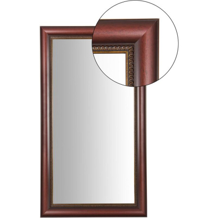 Зеркало настенное (вишня, 378x678 мм)
