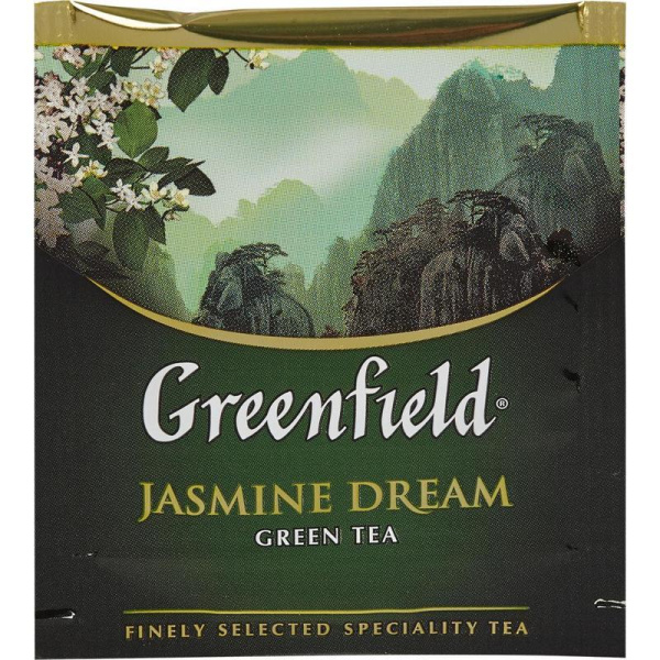 Чай Greenfield Jasmine Dream зеленый 100 пакетиков