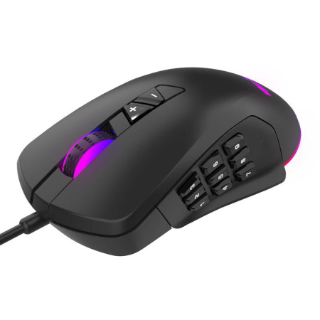 Мышь игровая Hiper Quantum QM-2 черная Мышь игровая Hiper Quantum QM-2 черная