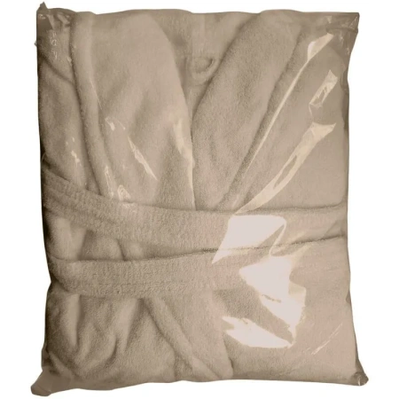 Халат махровый Комус Delray 54 (XXL) бежевый