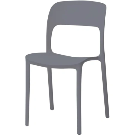 Стул обеденный Eclipse серый (пластик)
