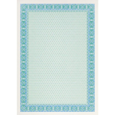 Сертификат-бумага Decadry DC-OSD4052 (A4, 115 г, 25 листов, синяя рамка)