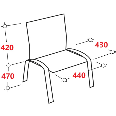 Стул обеденный Комус Мебель Flame бежевый (ткань, металл)