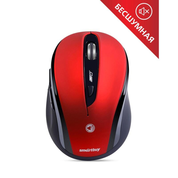 Мышь беспроводная Smartbuy 612AG красная (SBM-612AG-RK)