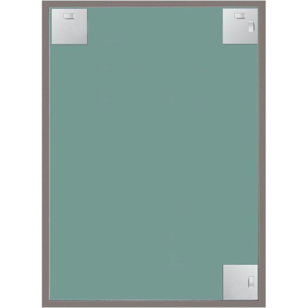 Зеркало настенное Комус Мебель (тёмно-серый, 540х740 мм)