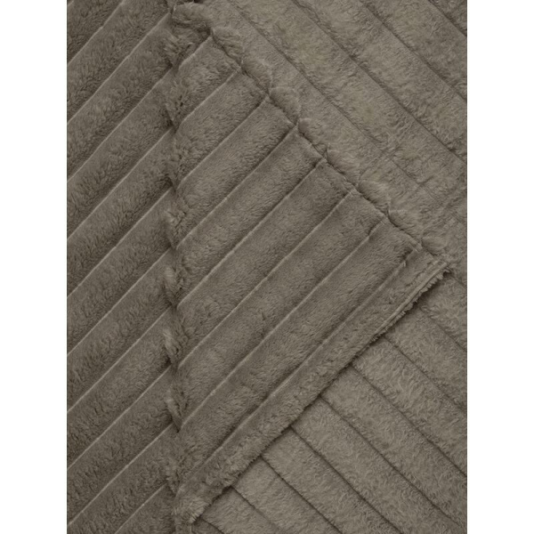 Плед Texrepublic Velvet фланель 200x200 см коричневый