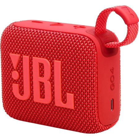Акустическая система JBL GO 4 красная (JBLGO4RED)