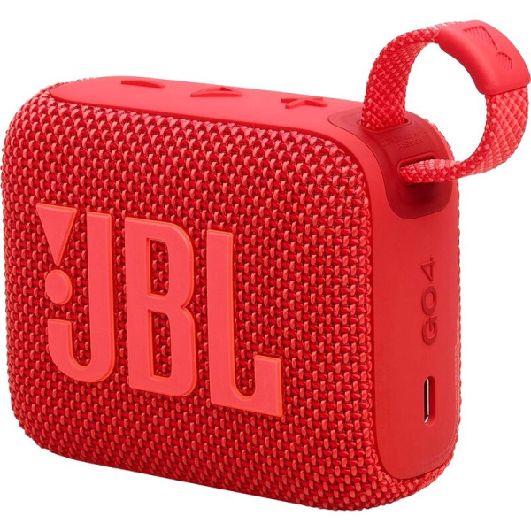 Акустическая система JBL GO 4 красная (JBLGO4RED)