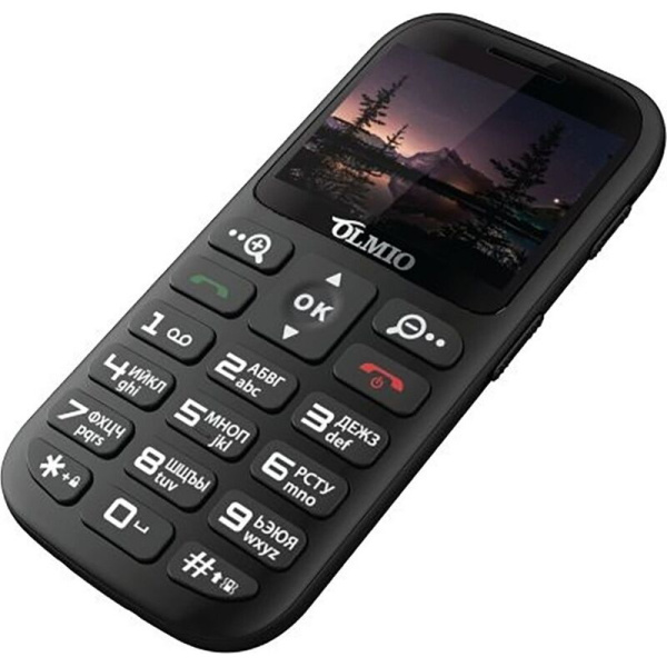 Мобильный телефон Olmio C37 черный (45506)