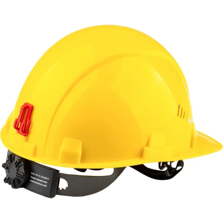 Каска защитная TOPFORT Стандарт 204 желтая с храповым механизмом