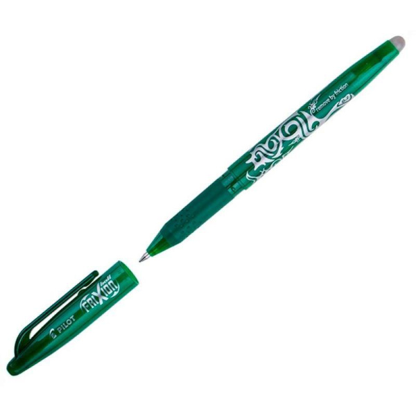 Ручка гелевая со стираемыми чернилами Pilot BL-FR7-G Frixion зеленый (толщина линии 0.35 мм)