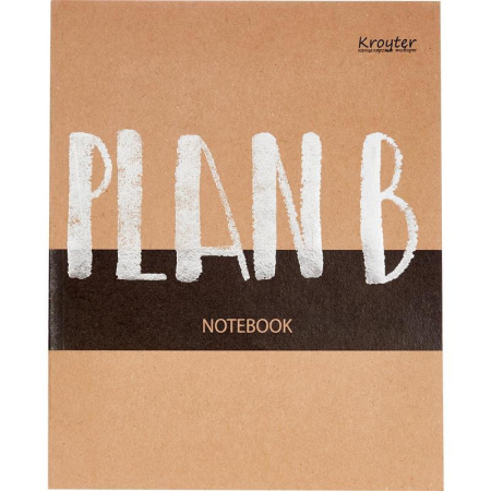 Бизнес-тетрадь Kroyter Офис А5 48 листов разноцветная в клетку на скрепке (165х206 мм)