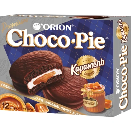Пирожное Сhoco Pie Dark Caramel в глазури 360 г