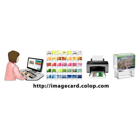 Штамп самонаборный Colop Printer 20-Set пластиковый с персонализацией 4 строки