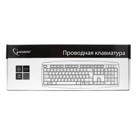 Клавиатура проводная Gembird KB-8351U-BL Клавиатура проводная Gembird KB-8351U-BL